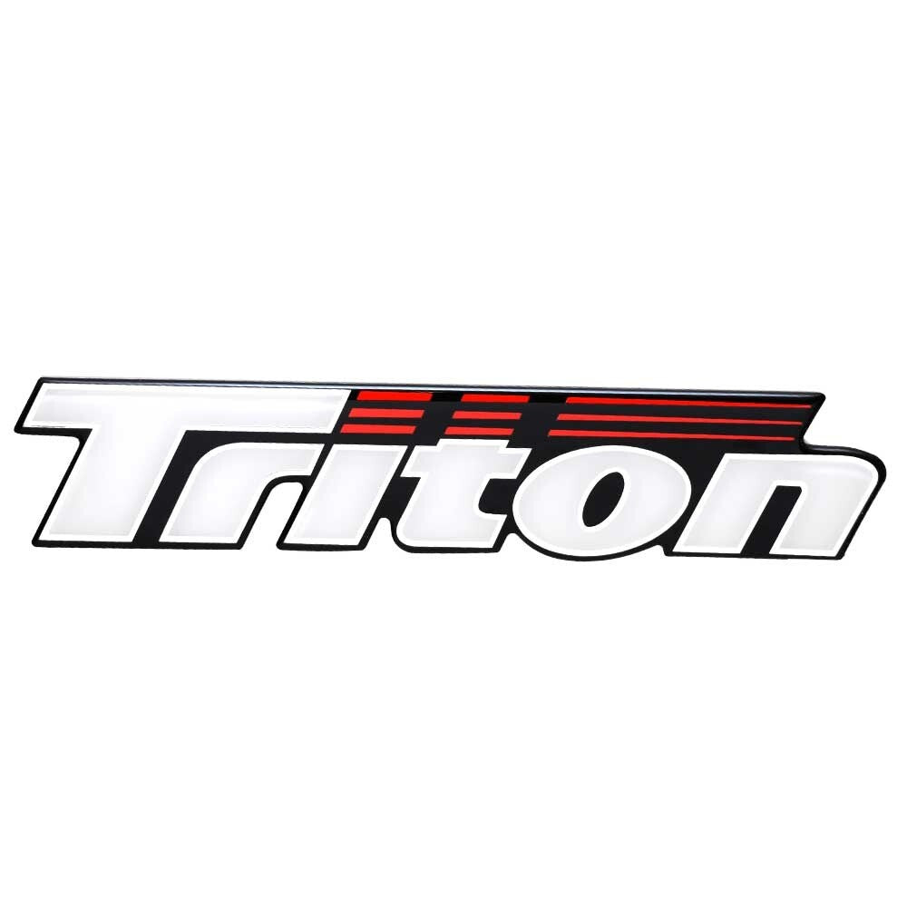 Triton Boat Raised Decal 9 3/4 x 1 7/8 Inch by Triton
