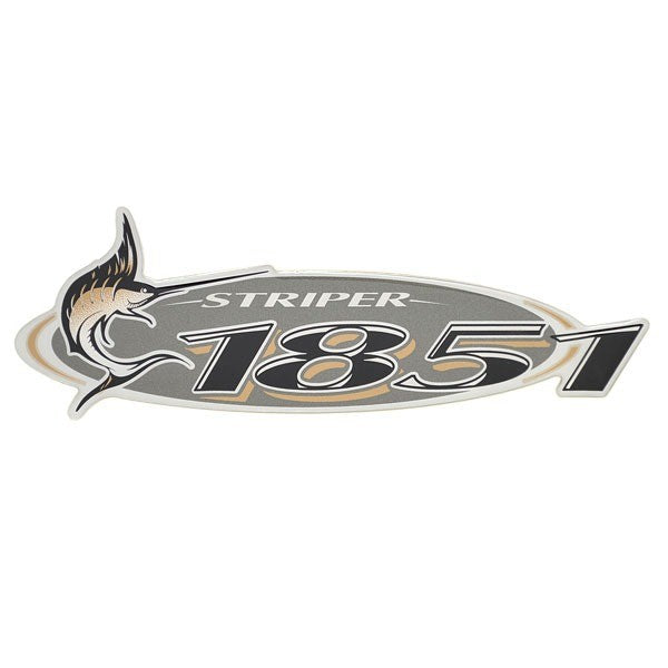 Striper Boat Raised Emblem Decal 1109207 1851 Sticker by Striper