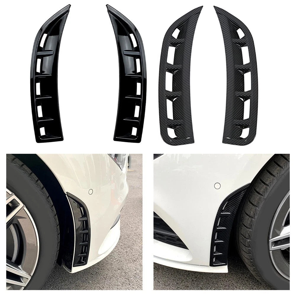 For Mercedes Cla C118 Cla250 2020+ Front Bumper Wing Cover Abs