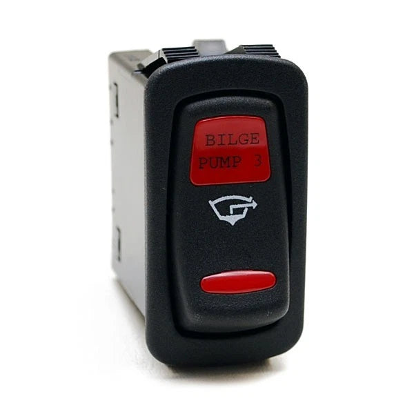 Carling On/off Boat Bilge Pump-3 Rocker Switch | 4 Spade 12V Lighted