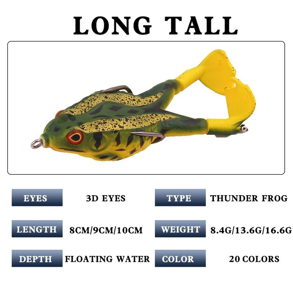 Frog Lure with Spiral Propeller