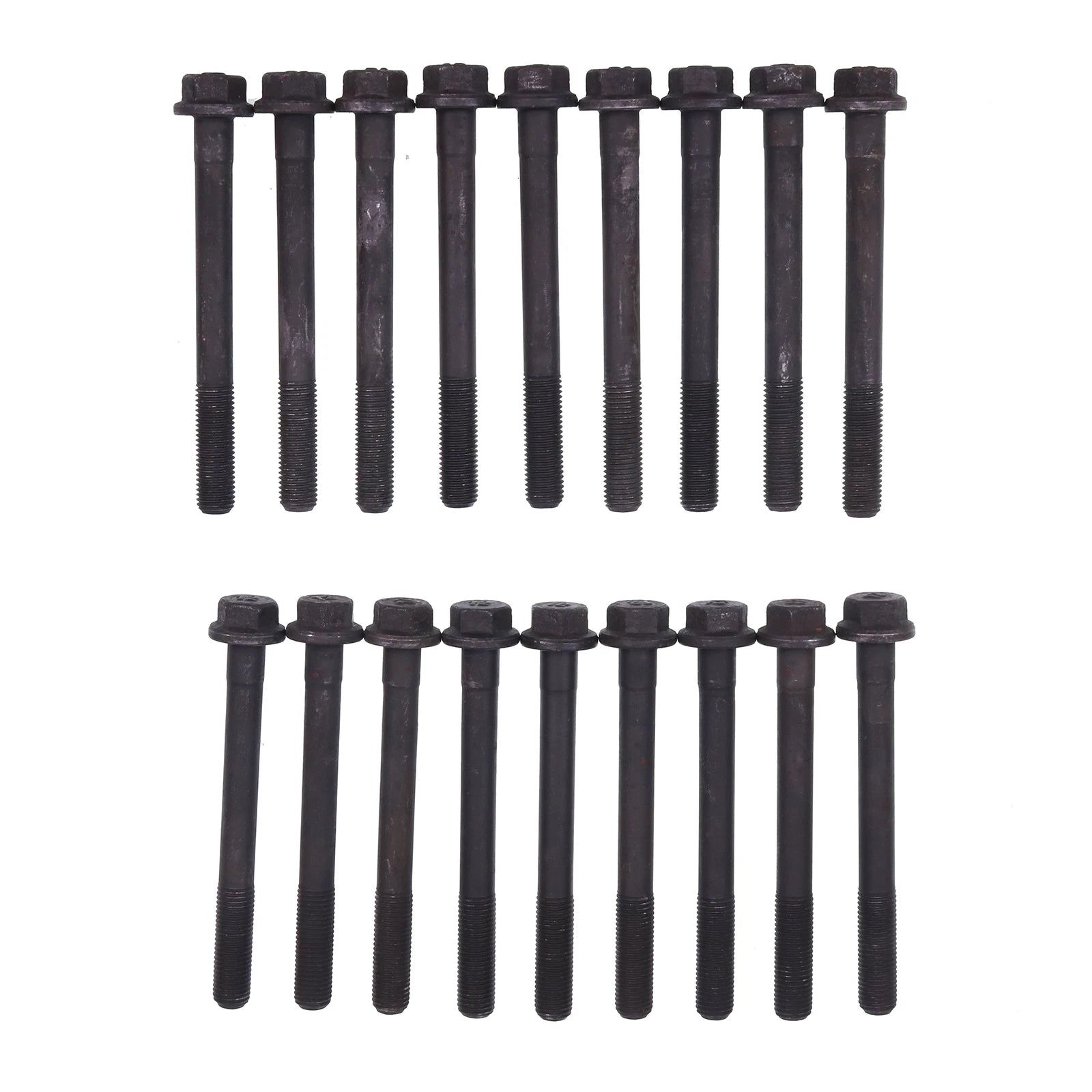 18pcs Cylinder Head Bolt For Yanmar Komatsu 4d84-2 4d84e-3 4tne84