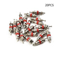 20*-tyre Valve Core Insert With Remover Tool Car Bike Motorcycle