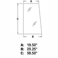Cab Glass - Side Upper Fits John Deere 210 310 315 410 415 510 610