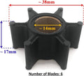 Johnson Evinrude OMC Outboard Water Pump Impeller for 6-14HP Models
