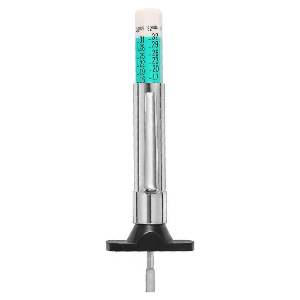 Car Tire Depth Gauge For Safe Driving Color-coded Indication Portable