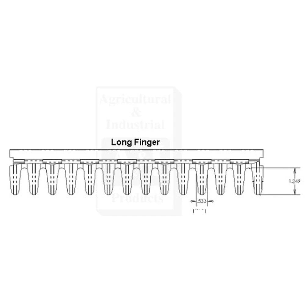 1322659c6h Chaffer Hillside W/ Long Finger Top Fits Case-ih 1680 1682