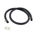 4mm Inner Dia 8mm Outer Dia 50cm Fuel Line W/rings For Motorcycle Atv
