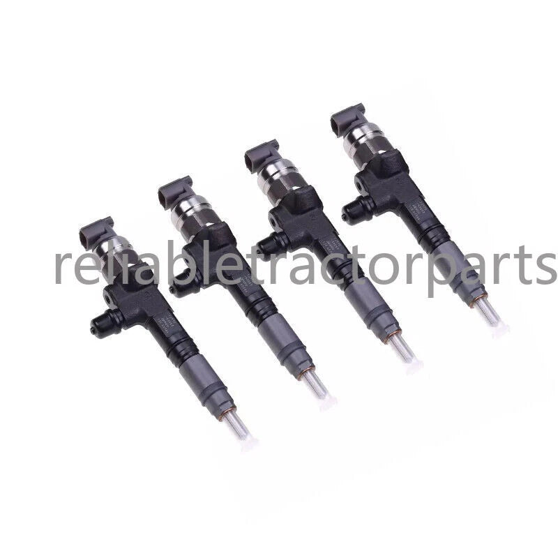 1j770-53053 4x Fuel Injectors For Kubota M4d-071hdc12 M7060hd12