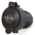 Boat Receptacle 12 Volt Rinker 1 1/8 Inch Black by Marinco