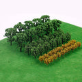 Miniature Trees Model Train Railroad Wargame Scenery Landscape Scale