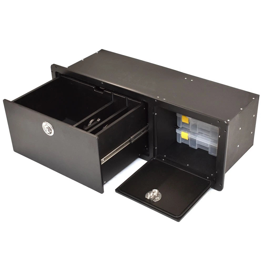 Blue Wave Boat Leaning Post Tackle Storage Unit 2430-0027 | Black