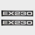 Excel Boat Raised Emblem Sticker Decal EX230 by Excel