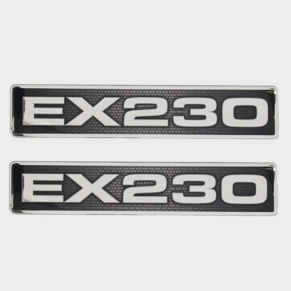 Excel Boat Raised Emblem Sticker Decal EX230 by Excel