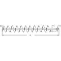 87280345 Auger, Grain Tank Bottom; Front, Std Unload,; Ext. Wear