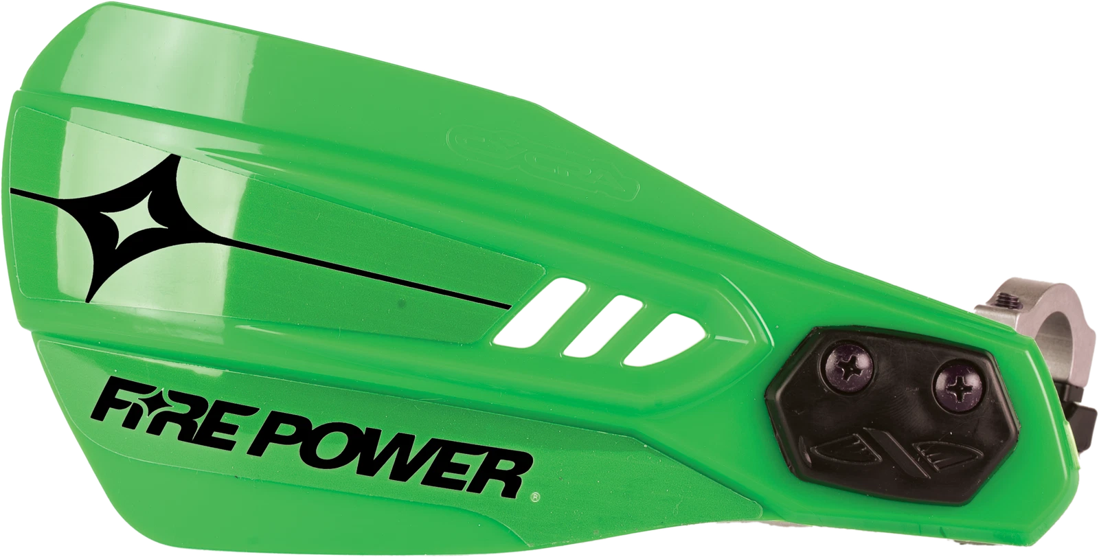 Fire Power Open Handguard For Offroad Bikes & Quads, Green, Model
