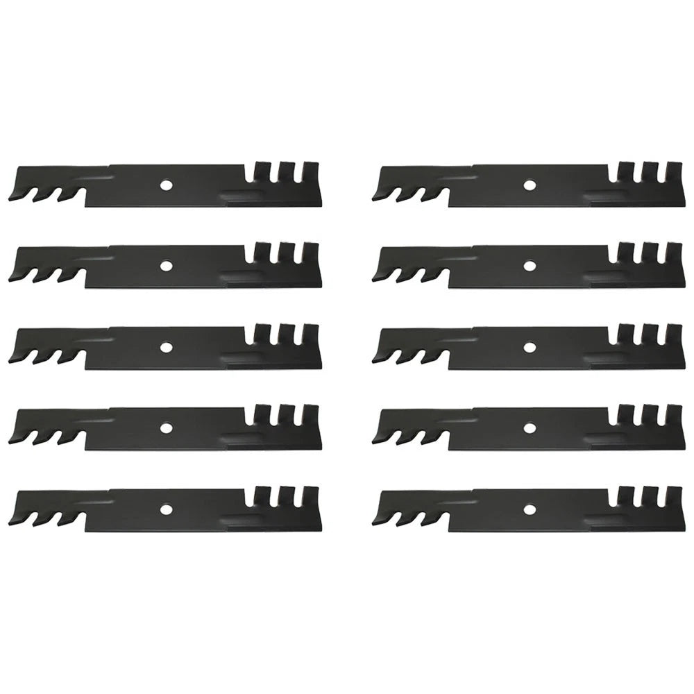 Qty 10: Toothed Mulching Blade Fits Scag Replaces 48110