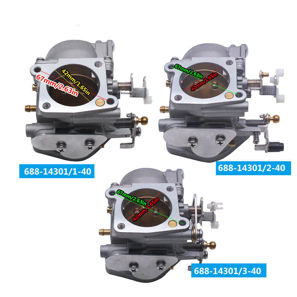 Carburetor Kit Yamaha 85-90HP 2T by Yamaha