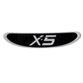 Nitro Boat Raised Decal X-5 Black / Silver 8 1/8 Inch by Nitro