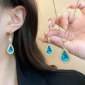 Teardrop Earrings Evening Party