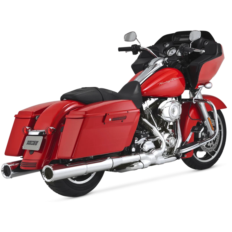 Vance & Hines Hd Dresser 17-22 Hi-output S/o Chrome Slip-on Exhaust