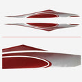 Larson Boat Graphic Decals Red Sticker Set of 2 by Larson