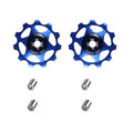 Blue Bike Rear Derailleur Mechanism Set 11t Ceramic Bearings Bicycle