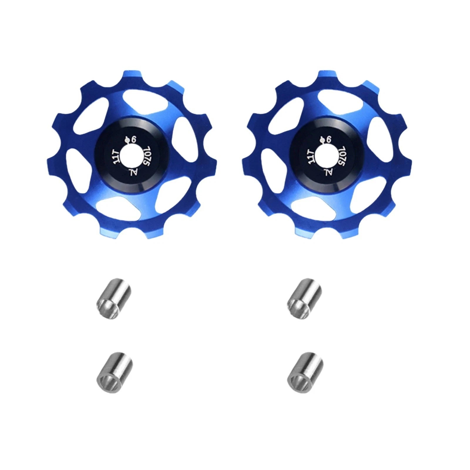 Blue Bike Rear Derailleur Mechanism Set 11t Ceramic Bearings Bicycle