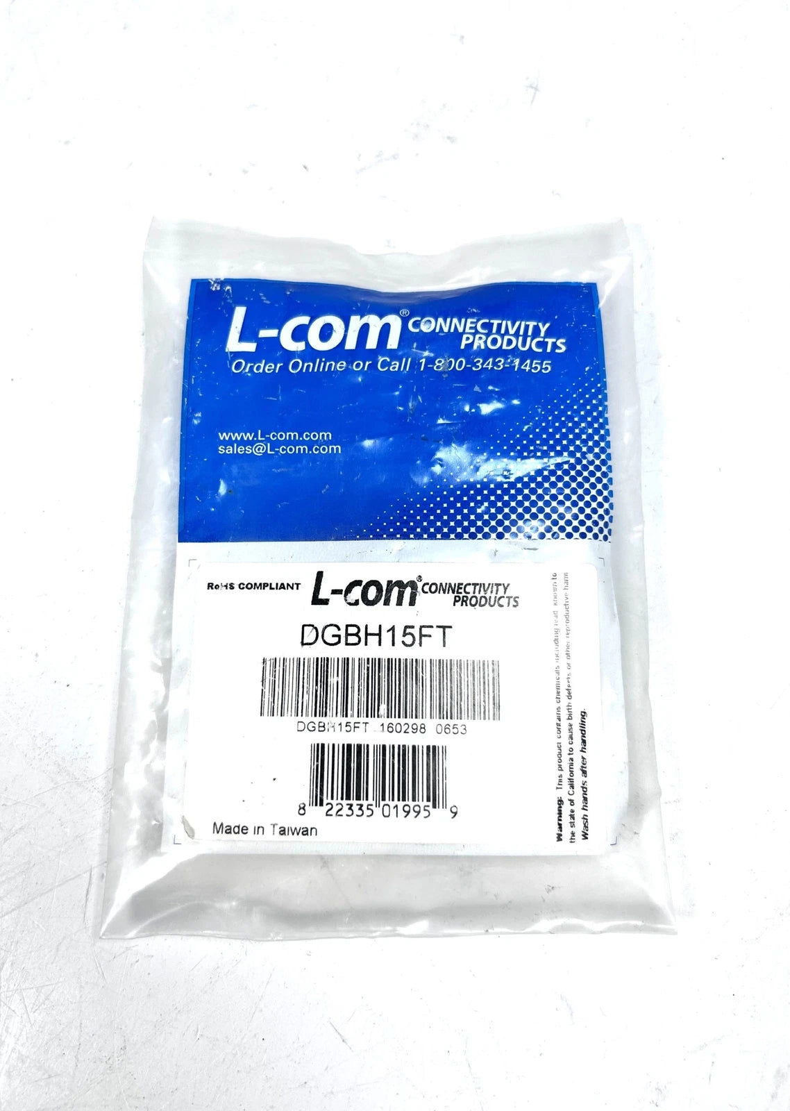 '-New- L-com Dgbh15ft, Female Vga Connector Adapter