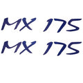 Glastron Boat Brand Decals 0572946 | Mx 175 Dark Blue Stickers (Pair)