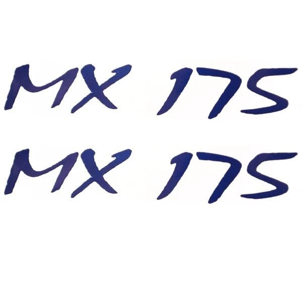 Glastron Boat Brand Decals 0572946 | Mx 175 Dark Blue Stickers (Pair)