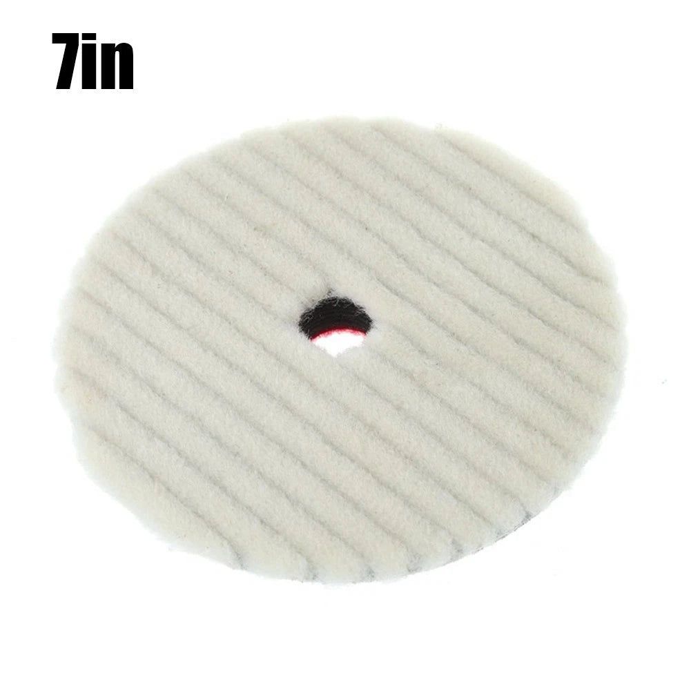 Professional Car Detailing Wool Pad 6 7 Diameter Works With Products