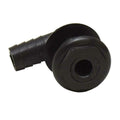 Elbow Thu Hull Connector Black Plastic
