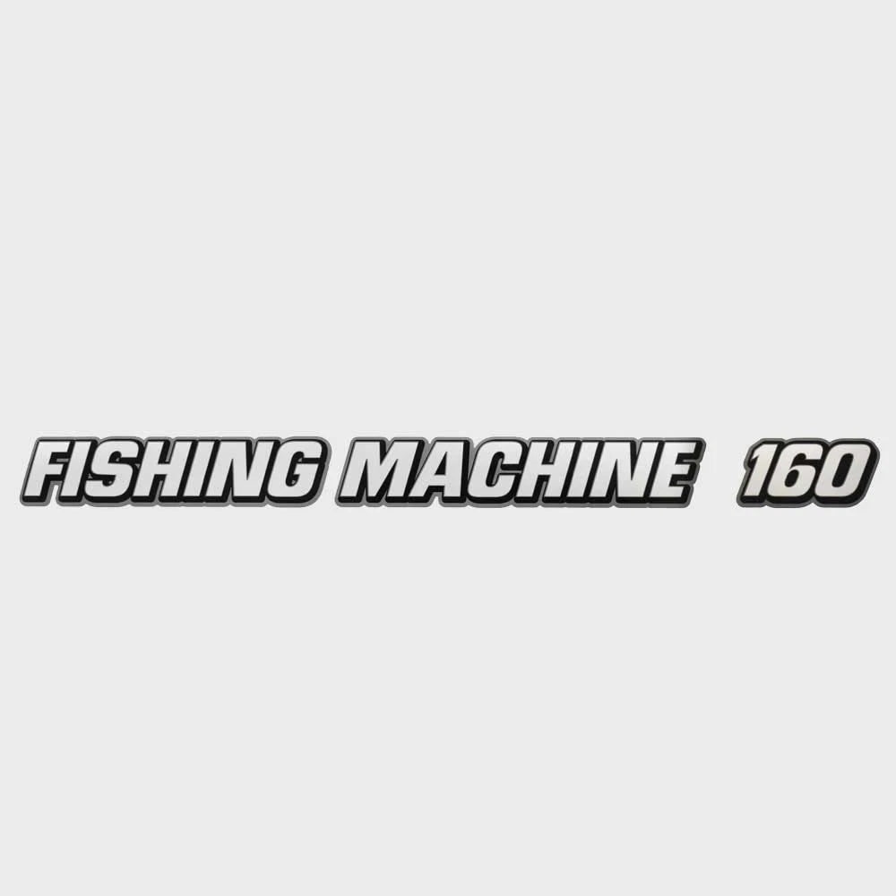 Lowe Boat Decal 2124404 | Fishing Machine 160 Silver Gray 24 X 2 Inch