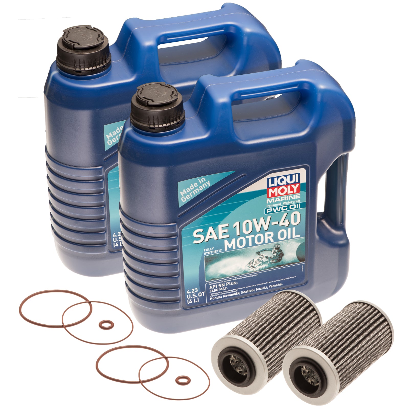 2 Pack Oil Change Kit W/ Filter for SeaDoo GTI GTR GTX RXP RXT Wake 20