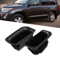 For Toyota Prado For Land Cruiser Front Door Armrest Storage Box Black