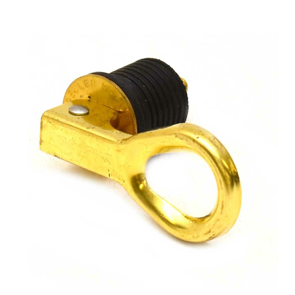 Moeller Marine Boat Bailer Plug Neoprene Brass 1 Inch by Moeller