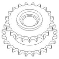 87283922 Sprocket Assy.; Auger Drive