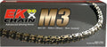 Ek Chain M3 Non Sealed 520 120 Links Gold For Motocross & Supercross
