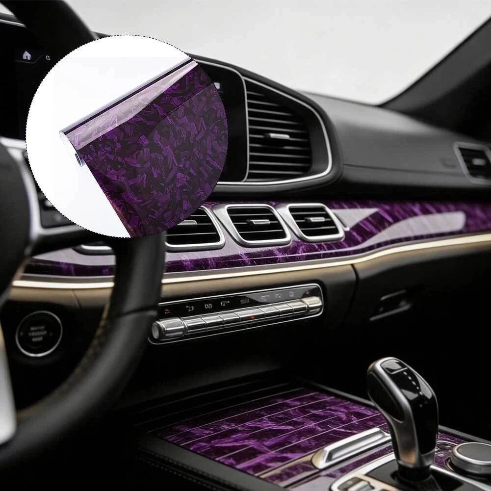 150x30cm Vinyl Film Forged Carbon Texture For Car Interior Application