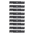 (9) Pack Of Interchangeabl<wbr/>e Toothed Mulching Blades Fits