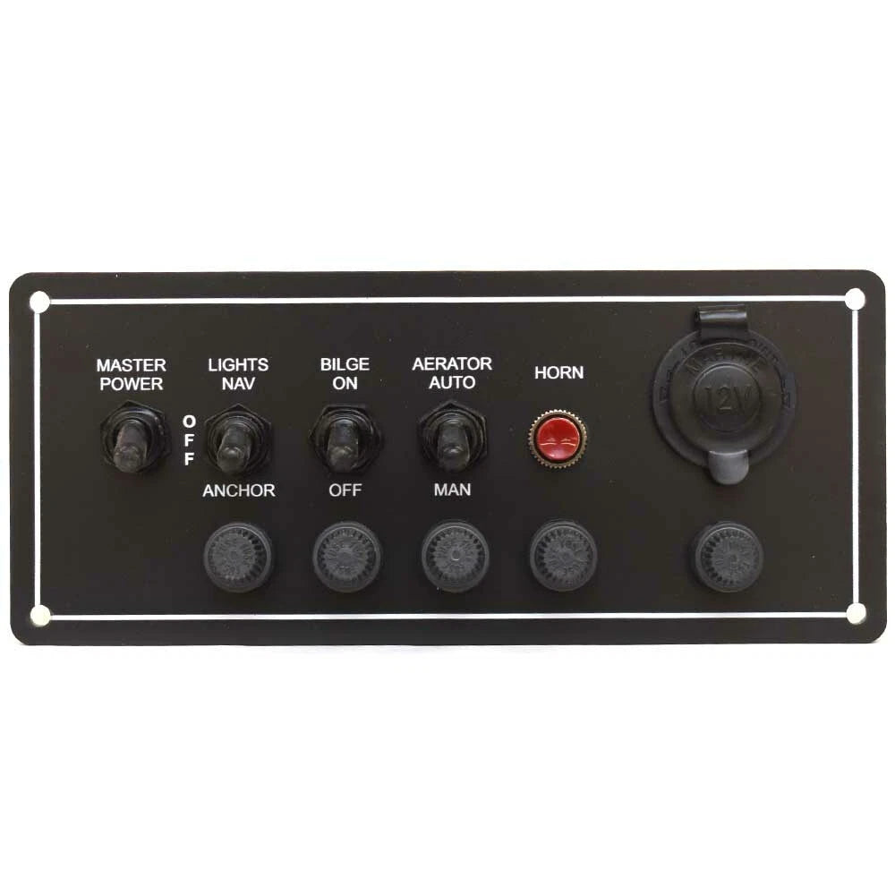 Crestliner Boat Toggle Switch Panel 2278063 | Power Bilge Aerator
