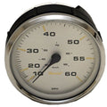 Faria Boat Speedometer Gauge Kronos Silver 4 1/4 Inch by Faria