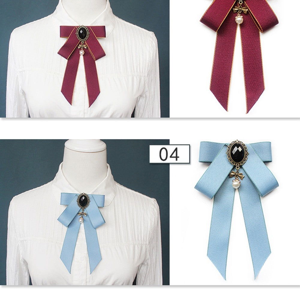 Girl's Stylish Collar Bow Tie Accessory