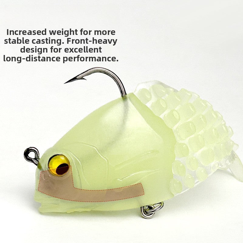 Glow Soft Lure Drill for Bass Fishing by Joy Bean