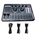 F999 Podcast Recording Equipment Live Sound Card Mixer Voice Easy To