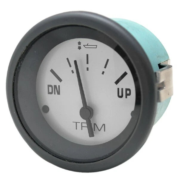 Teleflex Boat Trim Gauge 58012 | Mercury Yamaha 2 Inch Black White