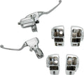 Harddrive Chrome Handlebar Control Kit With Cable Clutch – Fits