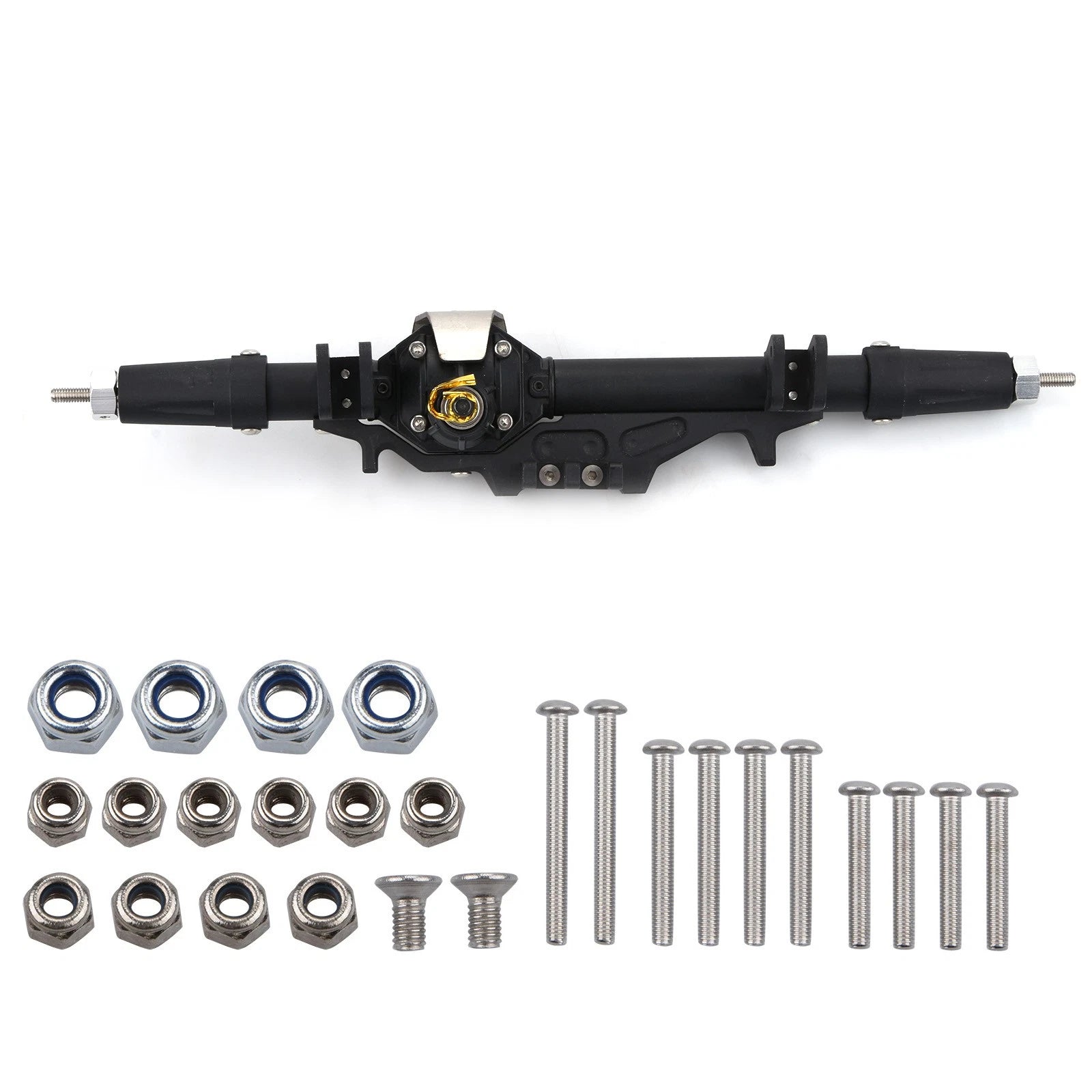 Black Rear Axle For Axial Wraith Rr10 90018 90031 90045 90056 90053