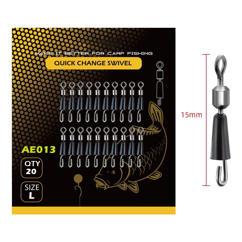 Carp Fishing Connector Swivels 20pcs